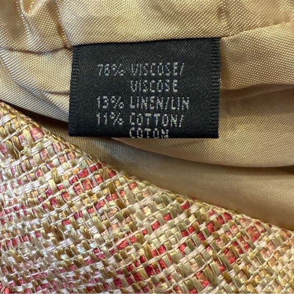 Lafayette 148 New York A-Line Pencil Skirt Linen Blend Size 12 - Picture 4 of 5